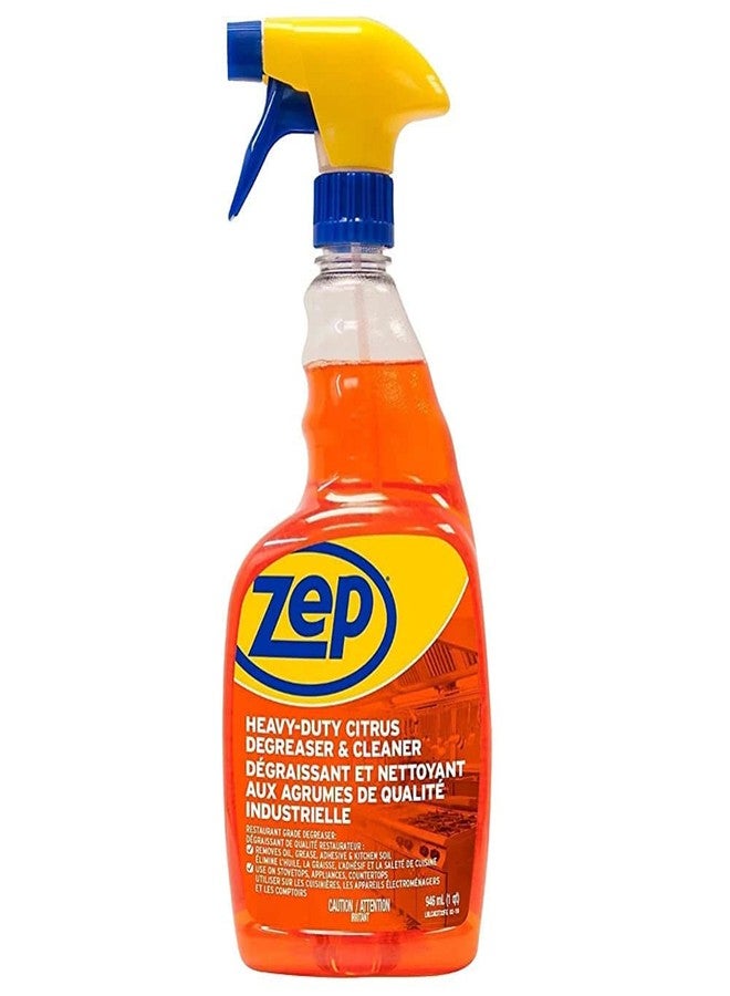 Zep Heavy-Duty Citrus Degreaser and Cleaner - 32 Ounce (Case of 4) CACIT324 - Restaurant Grade Degreaser and Cleaner Removes Oil, Grease, Adhesive, and Kitchen Soil - Image 2